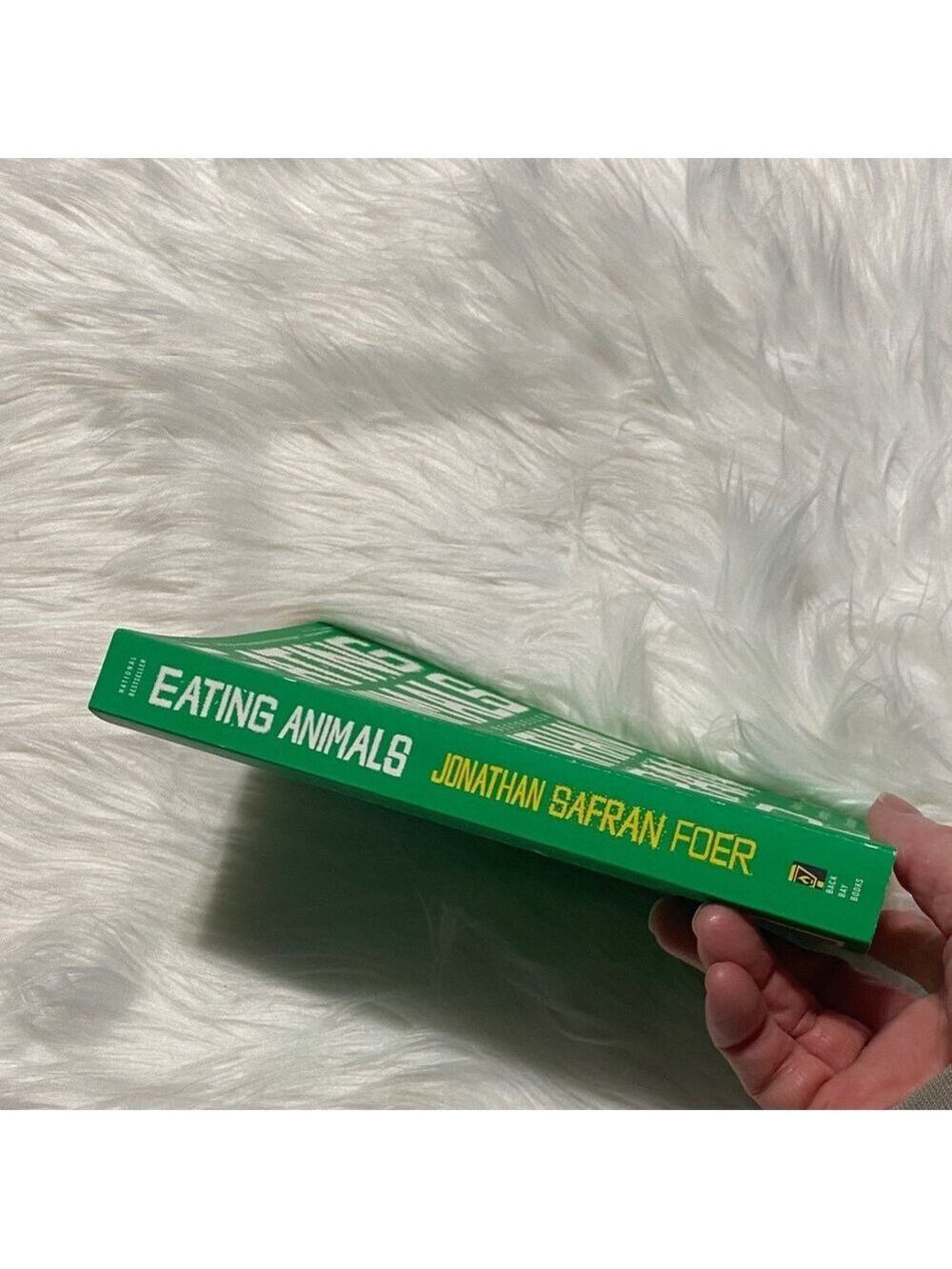Green 'Eating Animals' Book by Jonathan Safran Foer - Picture 2 of 4